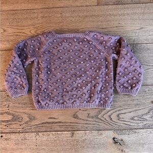 Misha and Puff Purple Sweater Size 5/6